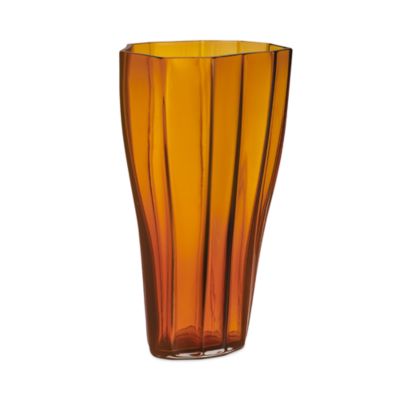 Reed Vase Amber, Medium