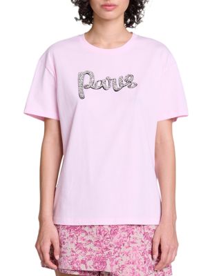 Maje - Taminostrass Embellished Paris Tee