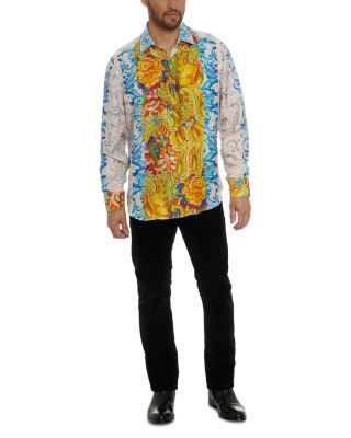 The B Hudson Button Front Printed Shirt