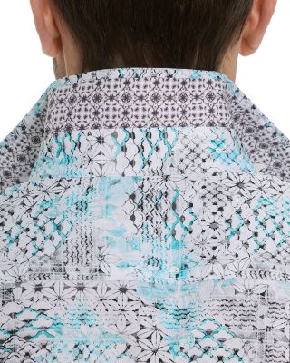 Hendriks Button Front Printed Shirt