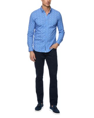 Boden Button Front Printed Shirt