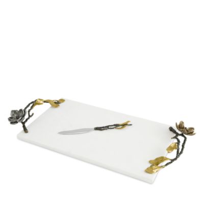 Vintage Bloom Cheeseboard with Knife