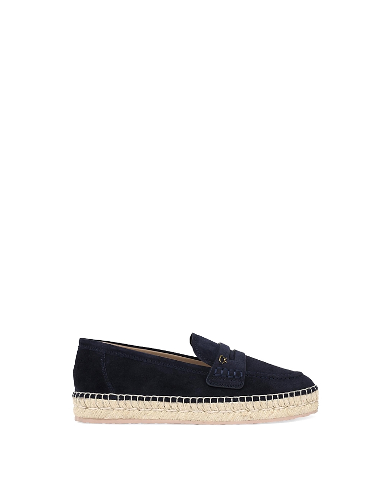 Gianvito Rossi Lido Suede Espadrilles In Blue