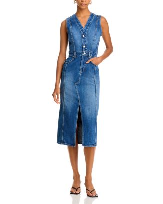rails malibu denim dress MALIBU DRESS