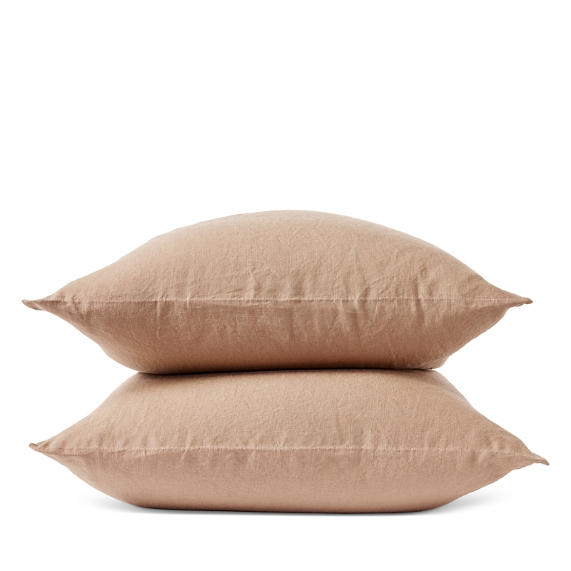 Coyuchi Relaxed Linen King Pillowcases, Set Of 2 In Doe