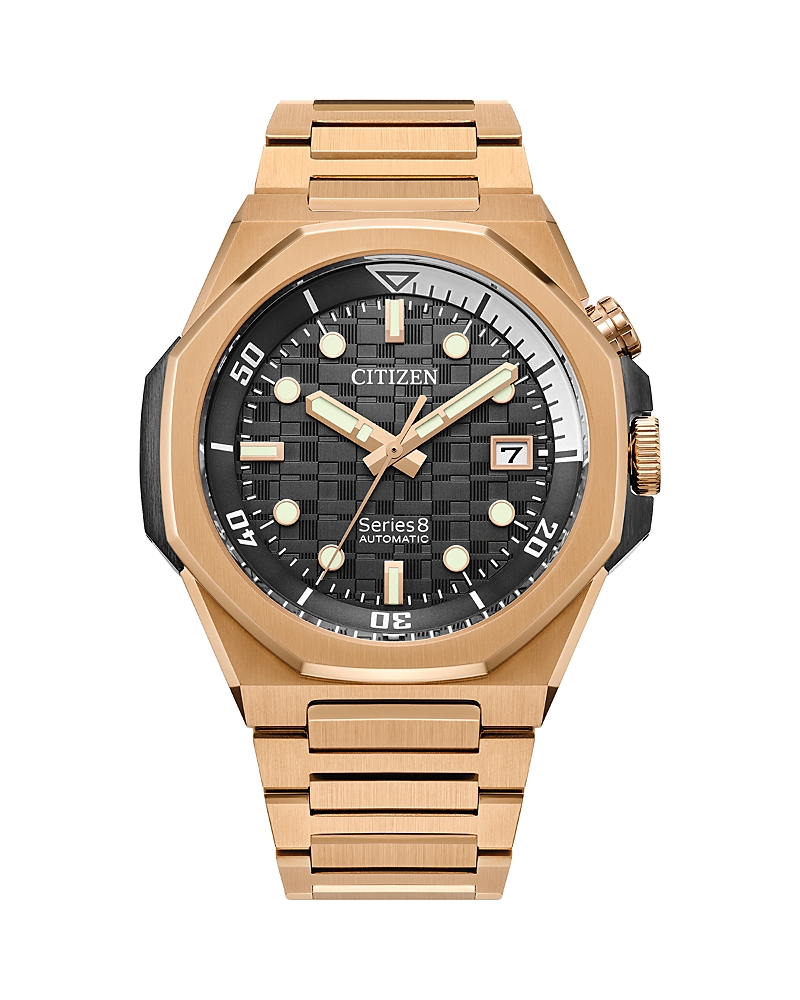 Citizen Series 8 Watch, 43mm In Gray/pink