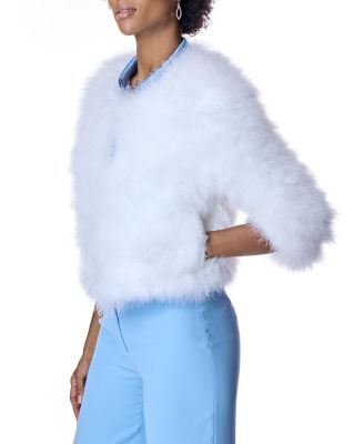 Feather Bolero Jacket