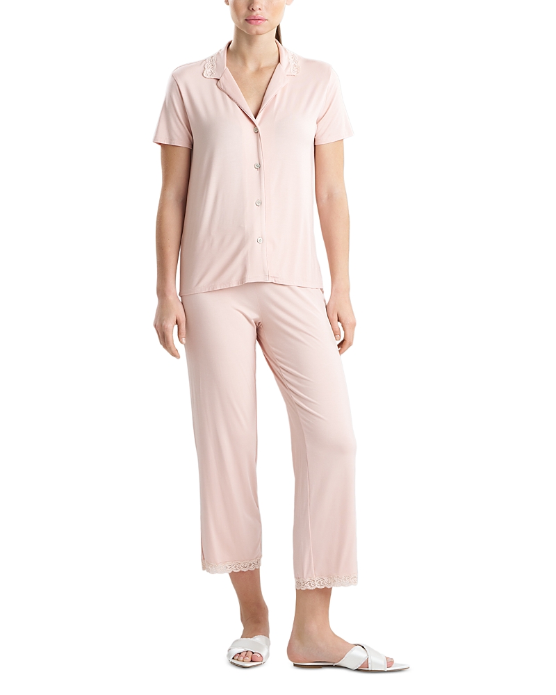 Natori Feathers Essentials Short Sleeve Pajama Set