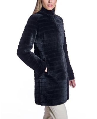 Grooved Shearling Jacket