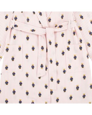 Girls' Woven Polo Bear Robe - Big Kid
