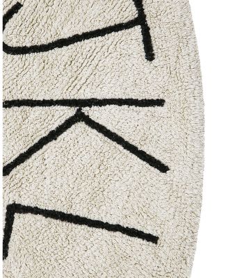 Lorena Canals ABC Washable round Round Area Rug, 6&#39;7&amp;quot; x 6&#39;7&amp;quot;