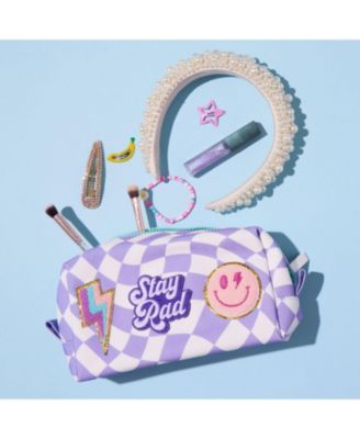 Checkered Patched Pouch