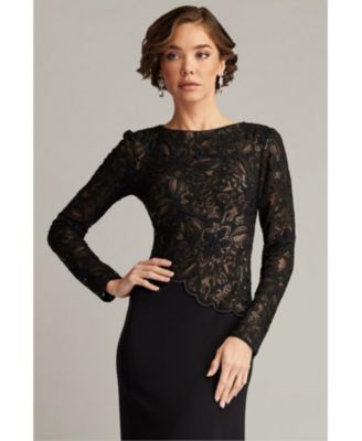 Shika Embroidered Crepe Gown