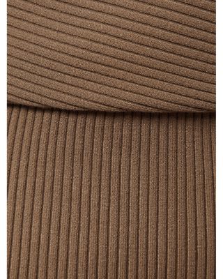REISS Lara Off-The-Shoulder Ribbed Midi Dress | Bloomingdale's Women