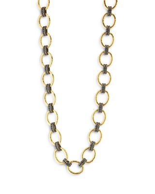 Cleopatra Grand Link Collar Necklace, 16-18"