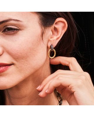 Cleopatra Regal Link Drop Earrings