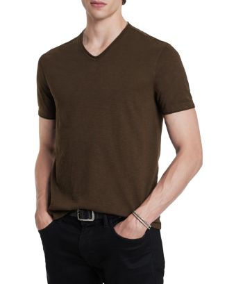 John Varvatos Miles Slub V Neck Tee | Bloomingdale's