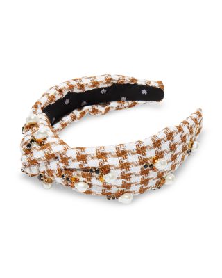 Lele Sadoughi - Acorn Faux Pearl Knotted Headband