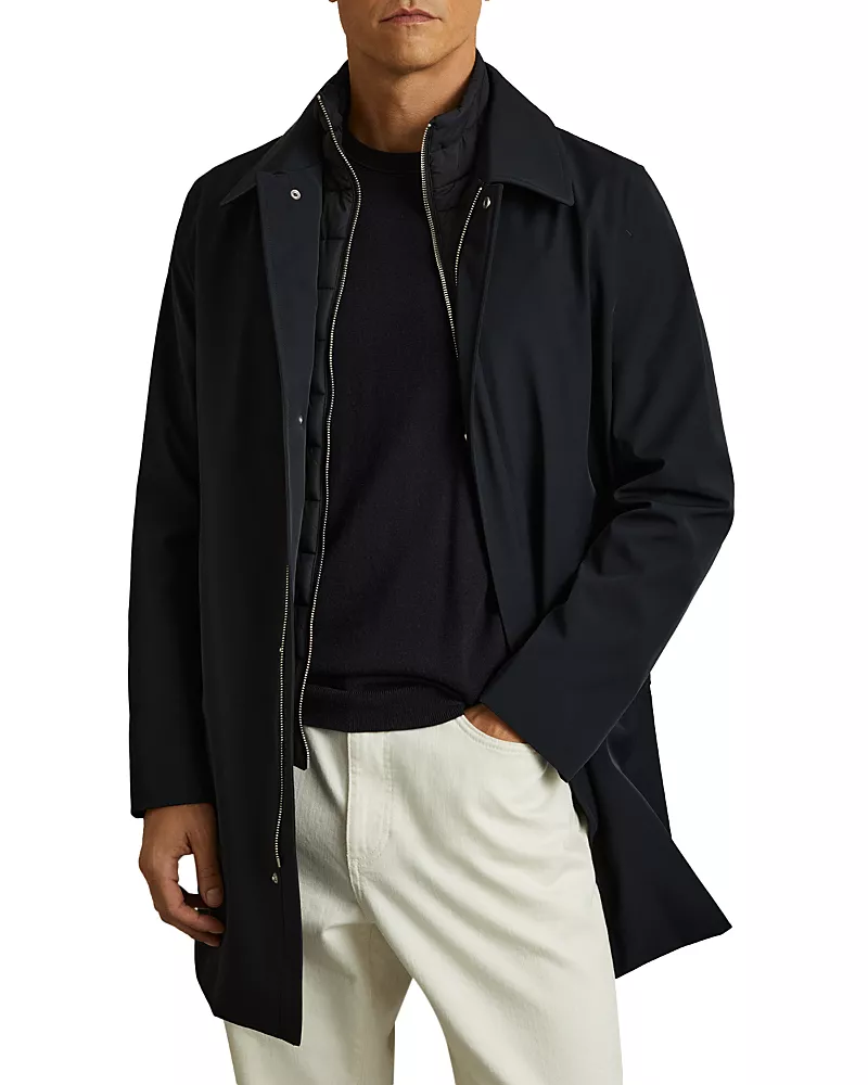Reiss Logan Hybrid Overcoat