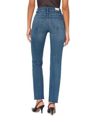 Halle Instasculpt High Rise Straight Leg Jeans in Palm Springs