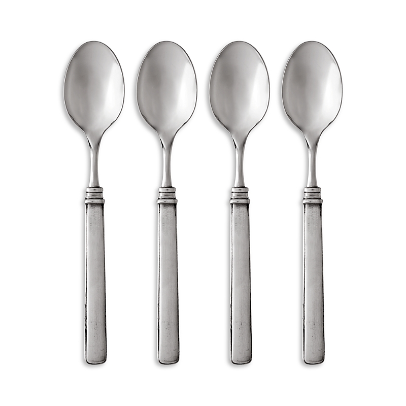 Match Gabriella Espresso Spoon, Set Of 4 In Pewter