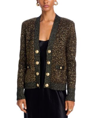 L'AGENCE - Jinny Sequin Cardigan