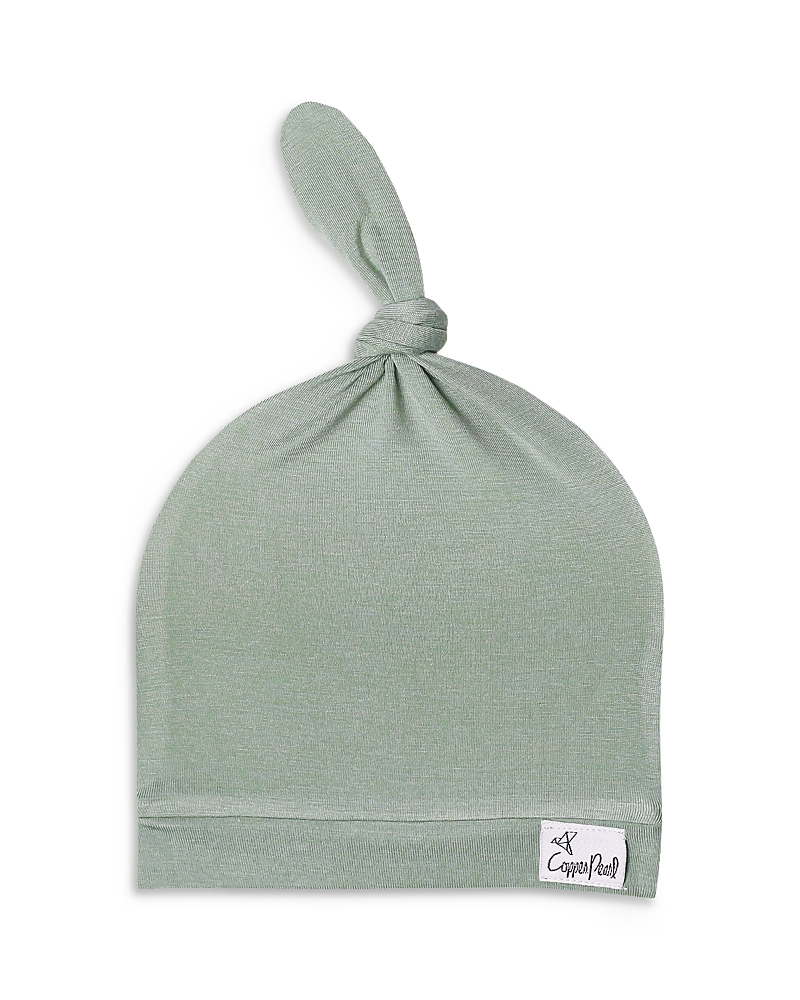 Copper Pearl Briar Top Knot Hat, 0-4 Months In Briar