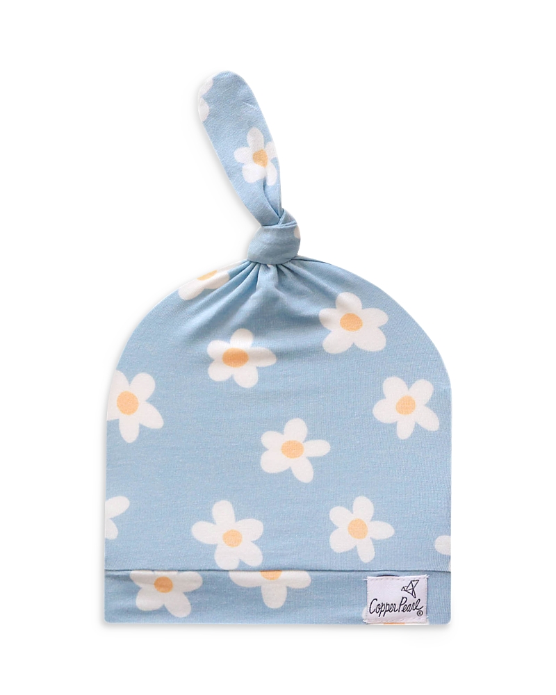 Copper Pearl Della Top Knot Hat, 0-4 Months In Della