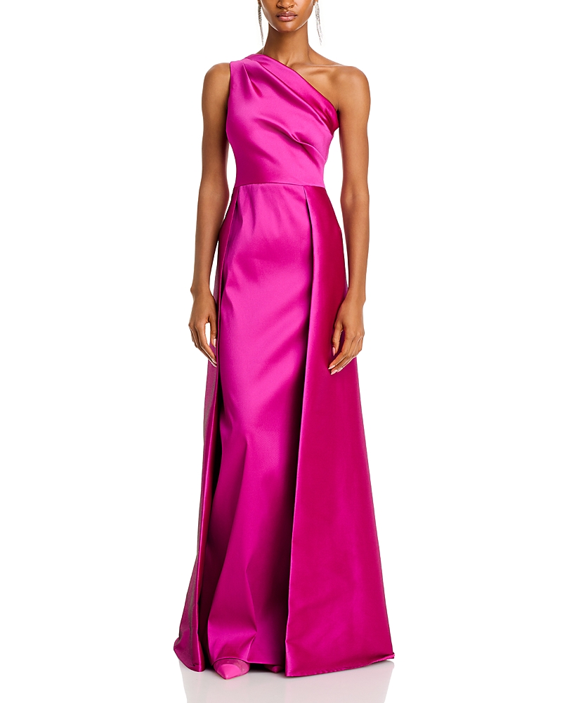 By Rickie Freeman Solid Maxi Dress In Pink By Rickie Freeman Solid Maxi Dress In Pink