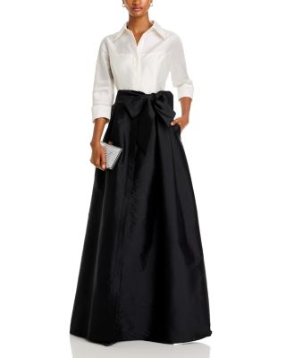 Taffeta Shirt Gown