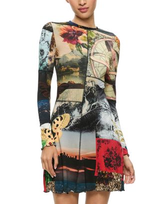 Alice and Olivia Delora Paneled Dress | Bloomingdale's Women