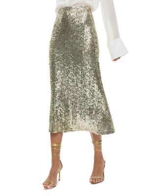 Alice and Olivia - Maeve Sequin Midi Skirt