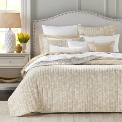 Sky - Elena Acanthus Chenille Reversible Quilt Set, King - Exclusive