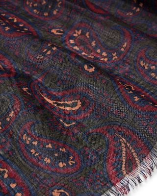 Paisley Italian Wool Scarf - Exclusive