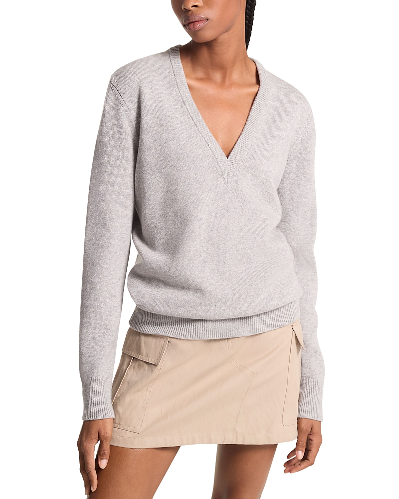 Michael Kors Collection Cashmere V Neck Sweater