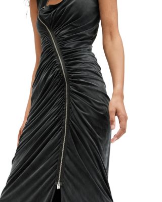 Umbra Gathered Maxi Dress