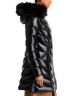 Fulmarus Faux Fur Trim Down Puffer Coat