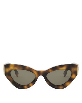 FF Diamond Cat Eye Sunglasses, 52mm