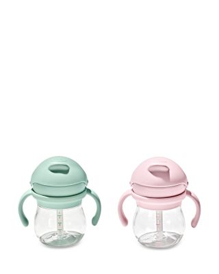Tot Transitions Straw Cups with Removable Handles 6 oz., 2 Pack