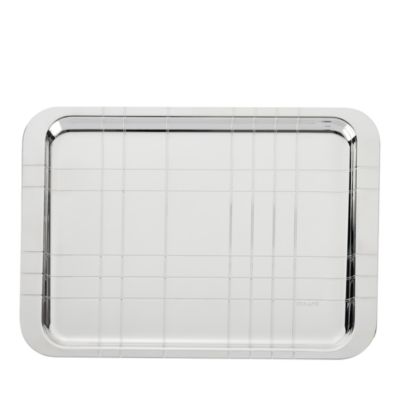 Graphik Silverplated Tray Medium, 8" x 12"