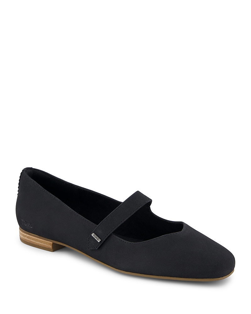Toms Women's Bianca Leather Flat In Black