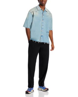 Raw Edge Denim Shirt 