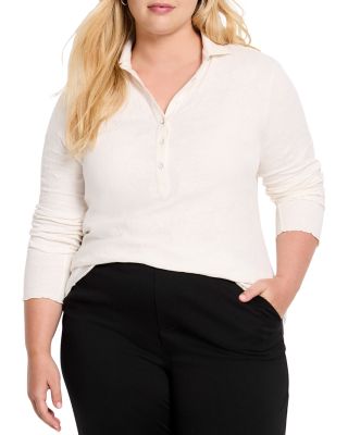 Nic+Zoe Plus Lace Knit Tee