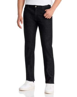 Canali Regular Fit Jeans in Black