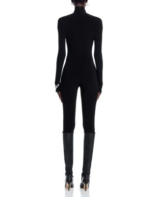 Mock Neck Catsuit