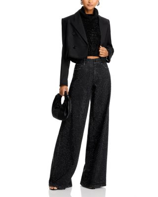 Trish Baggy Jeans in Maya Charcoal Black