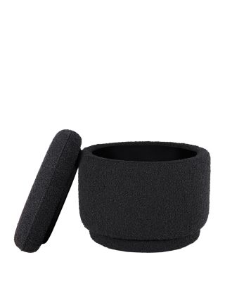 Enoki Boucl&eacute; Storage Ottoman