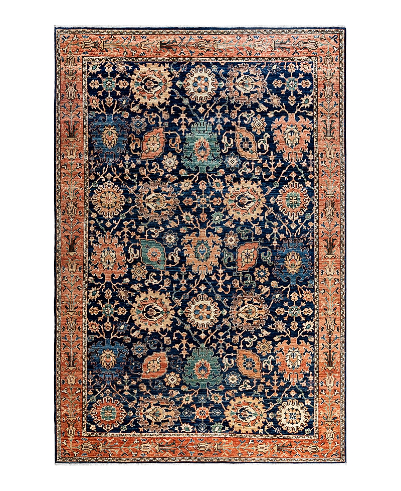 Bloomingdale's Serapi M1993 Area Rug, 6'2 X 9'1 In Blue