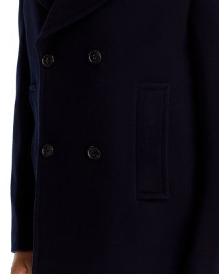 Wool &amp; Cashmere Double Breasted Peacoat