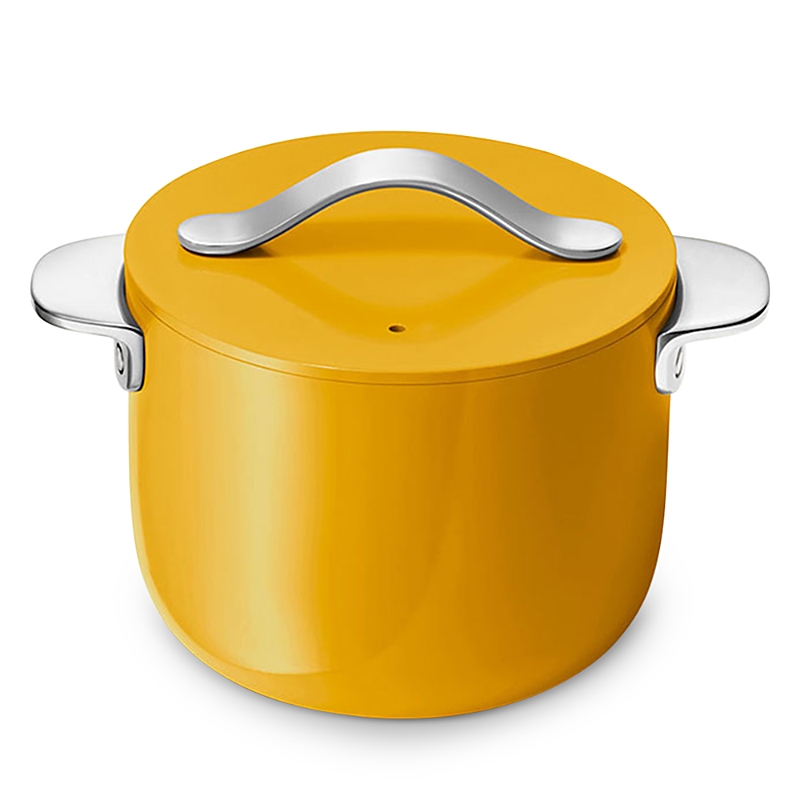 Caraway Nonstick Ceramic Petite 2-quart Cooker With Lid In Marigold